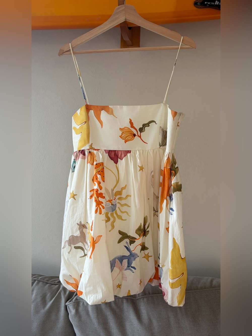 Cream Zara mini dress